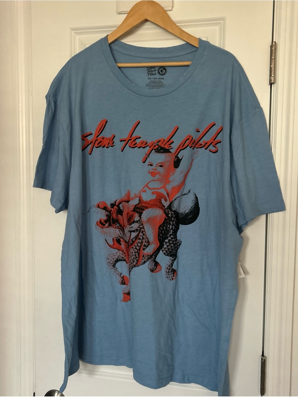 Stone Temple Pilots Jubilee Tour T-Shirt Light Blue 3XL STP NWT